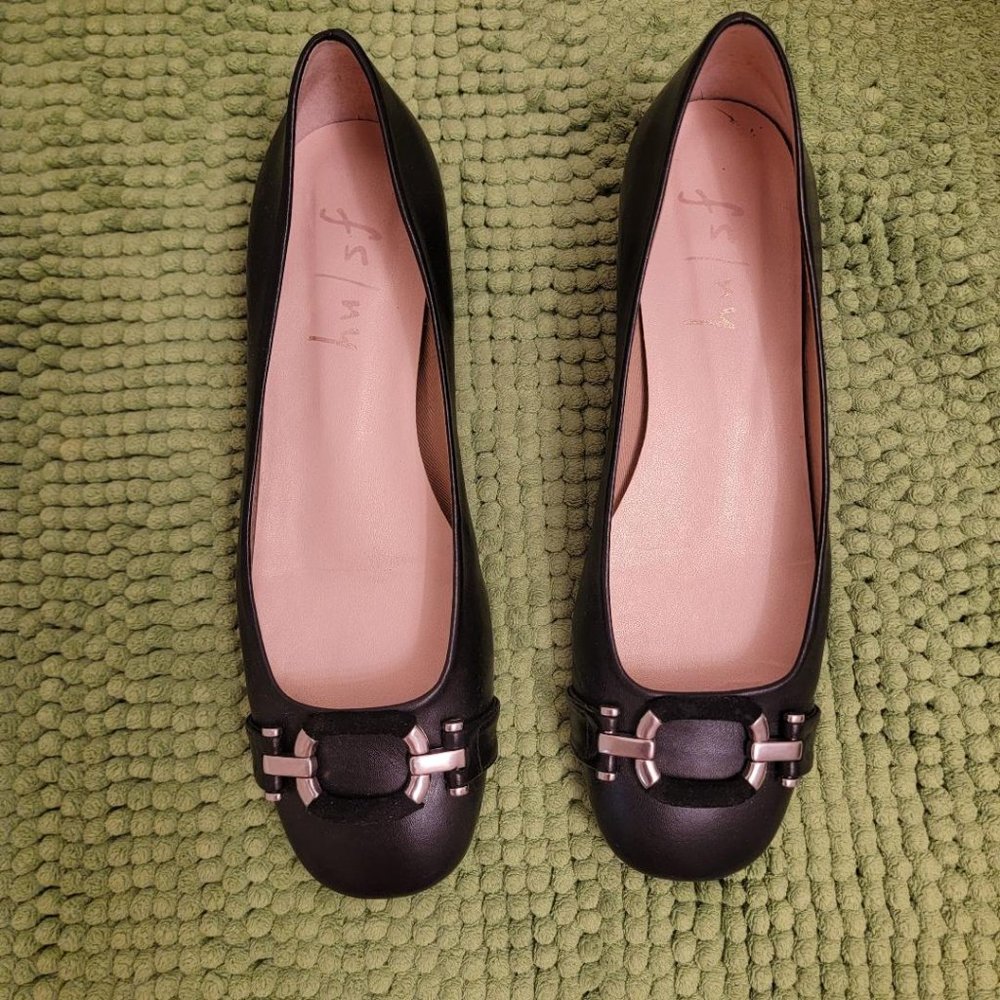 French Sole New York Shoes.  Black.  Size 9 Leather